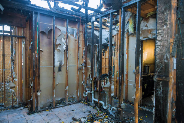 Professional Fire Damage Repair technician working in Titusville, PA